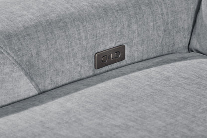 Elliot - 3 Piece Modular Lift Top Storage Sectional - Sterling