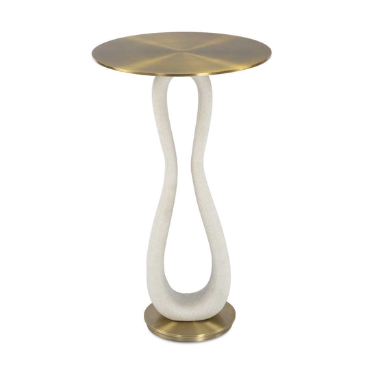 Sonia - Modern Accent Table - Brass
