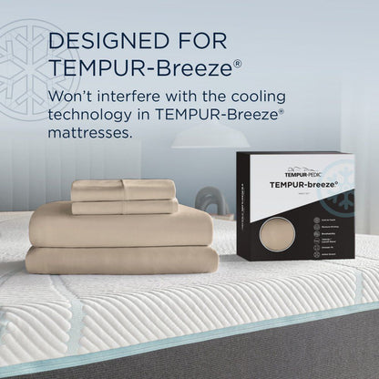 Linens - Tempur Breeze Cooling Sheet Set - Sandstone