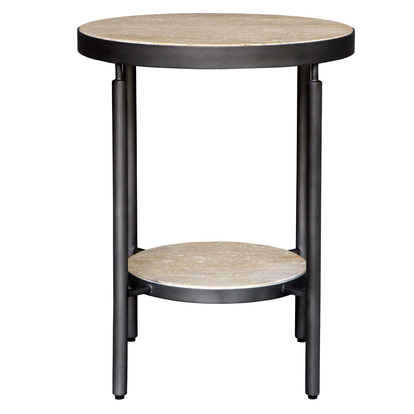 Dauntless - Side Table - Travertine