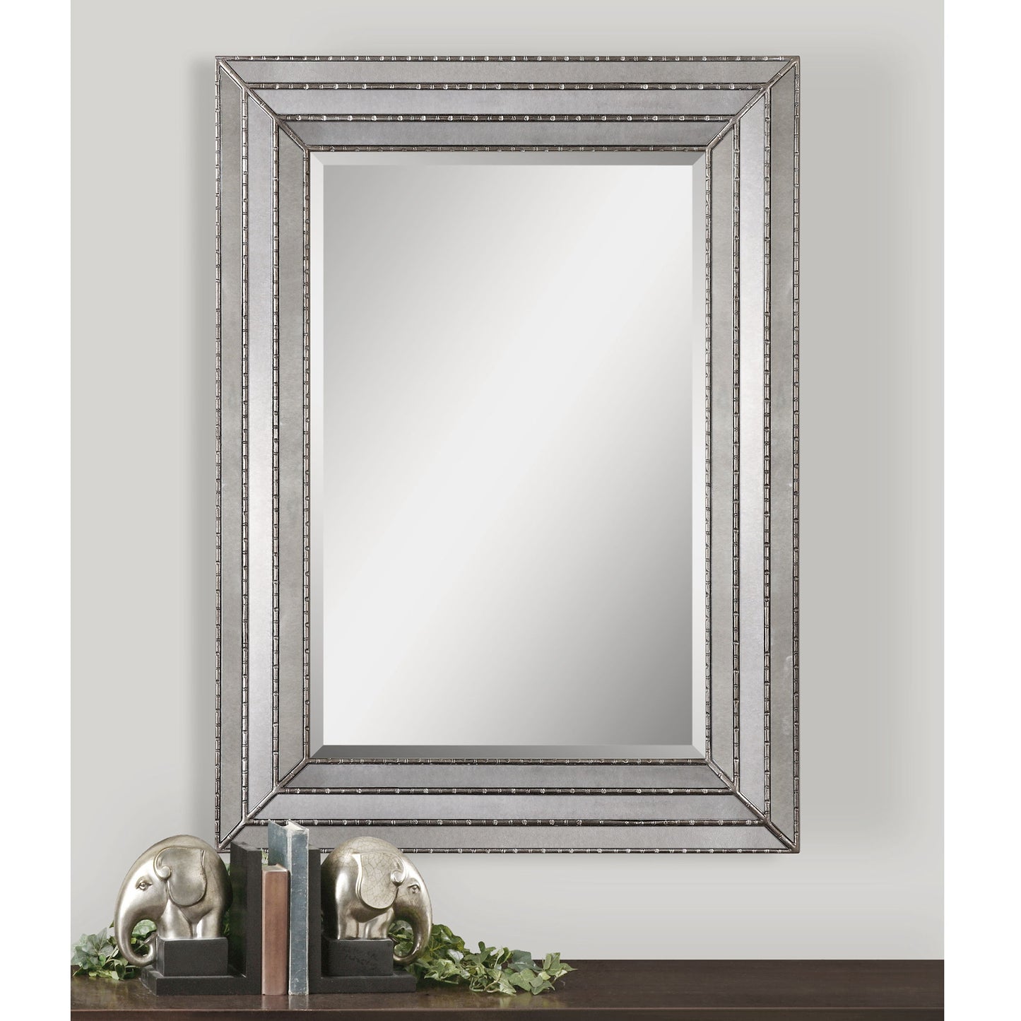 Seymour - Mirror - Antique Silver