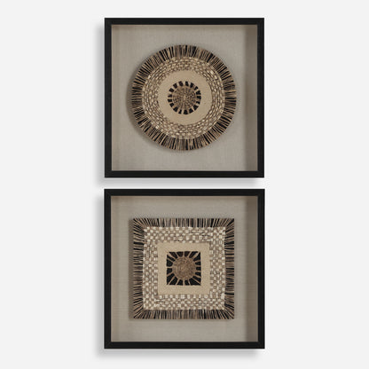 Intertwine - Knit Paper Shadow Box (Set of 2)