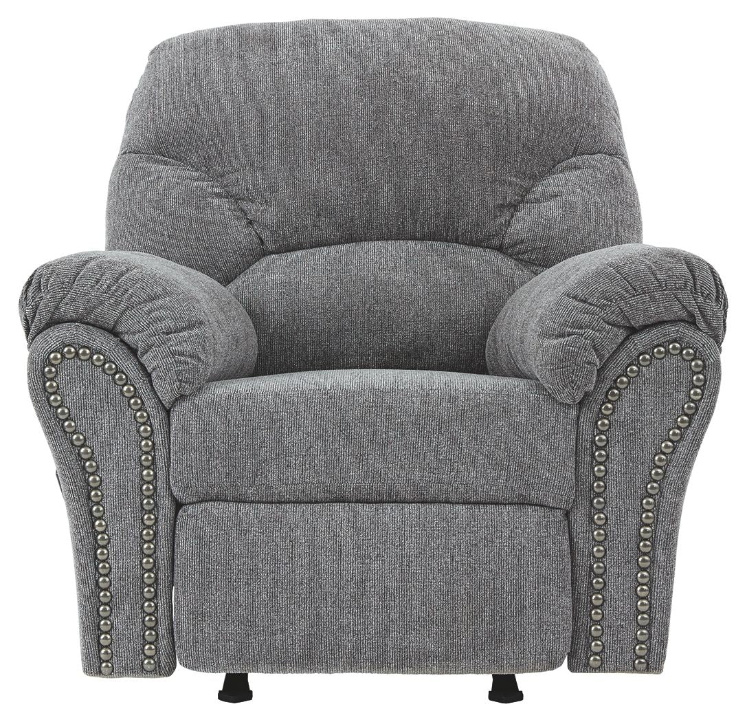 Allmaxx - Pewter - Rocker Recliner