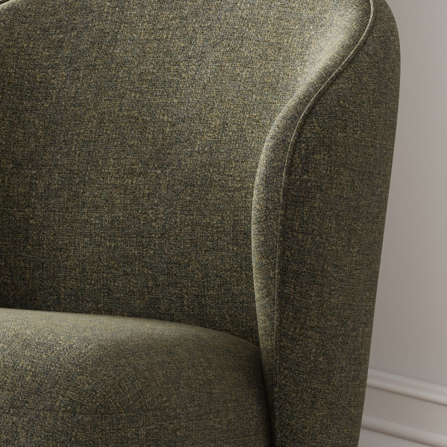 Crossings - Eden Rectangular Dining Table With 4 Upholstered Chairs - Toasted Tumbleweed & Green