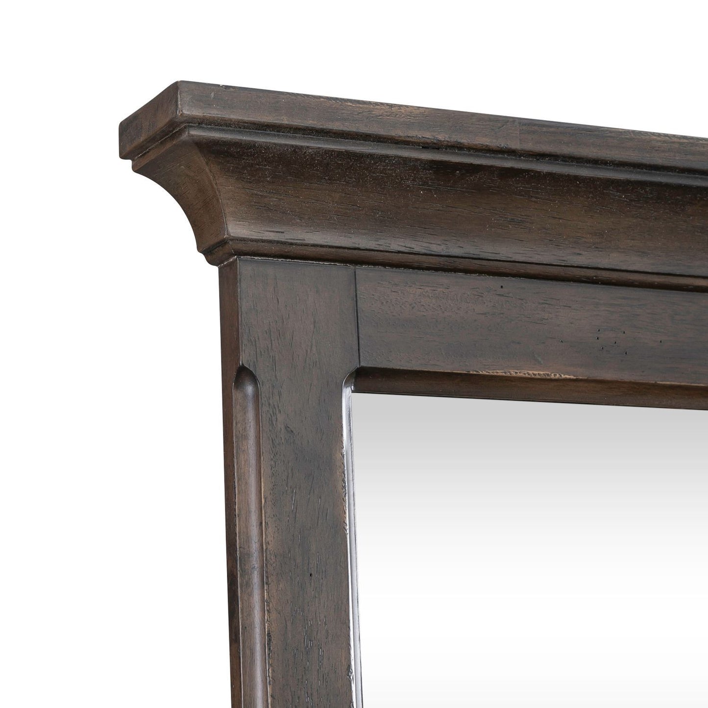 Paradise Valley - Landscape Mirror - Dark Brown