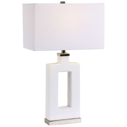 Entry - Modern Table Lamp - White