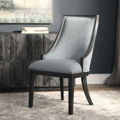 Janis - Accent Chair - Ebony