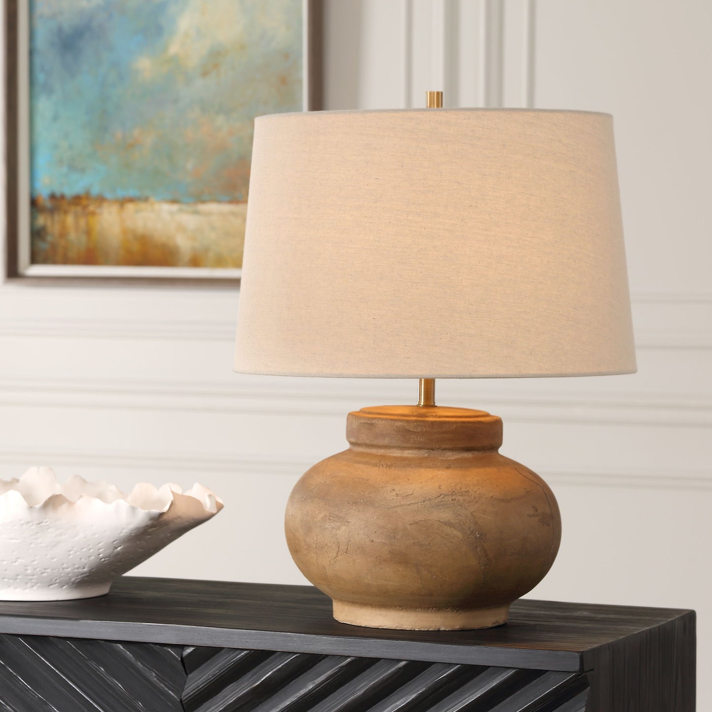 Urbino - Aged Terracotta Table Lamp