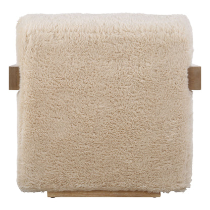 Jackson - Sheepskin Accent Chair - Light Brown