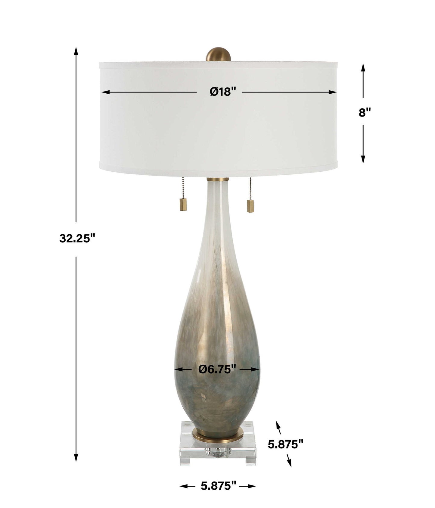 Cardoni - Glass Table Lamp