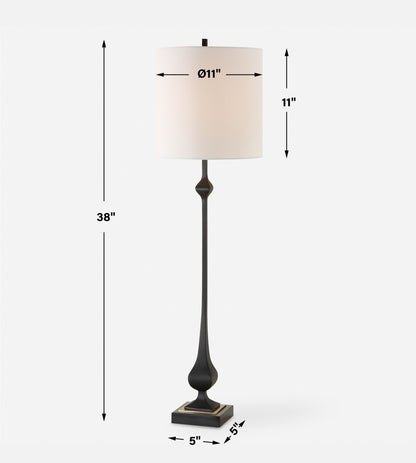 Hightower - Black Buffet Lamp