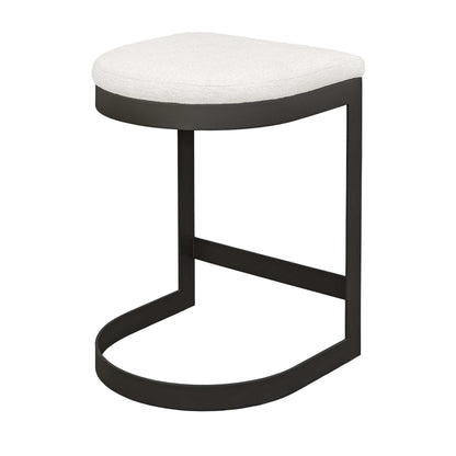 Maude - Outdoor Counter Stool - White / Black