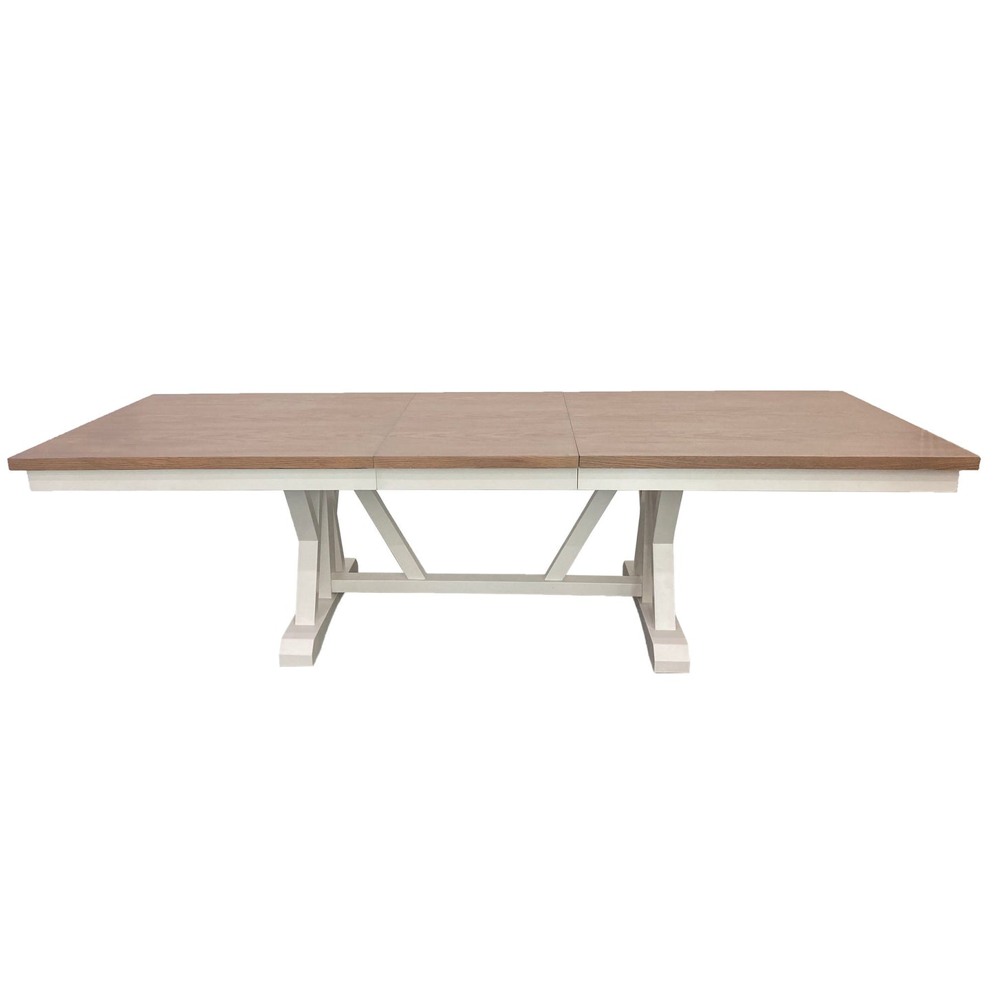 Americana Modern Dining - Trestle Extendable Dining Table - Cotton