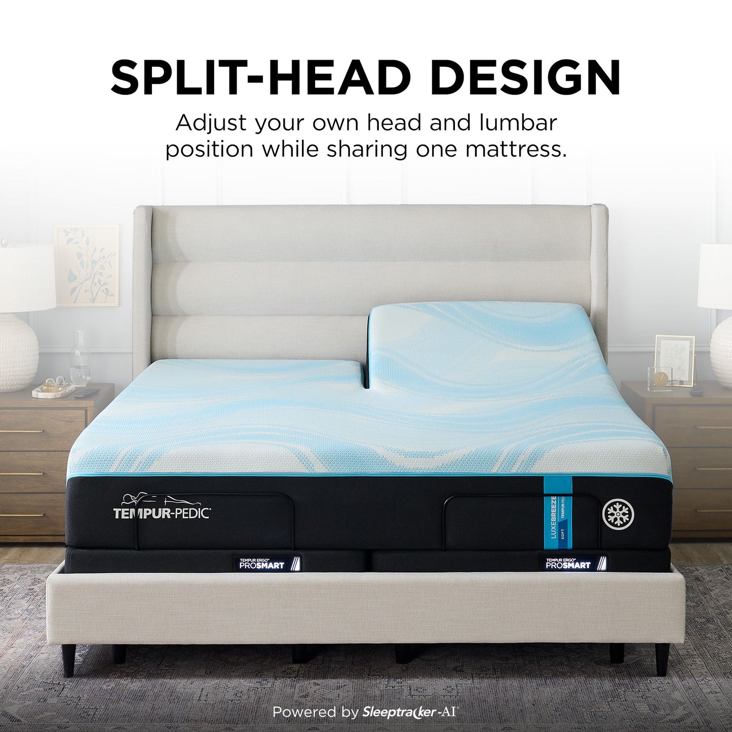 Tempur-Breeze - Firm Mattress - Split Head King