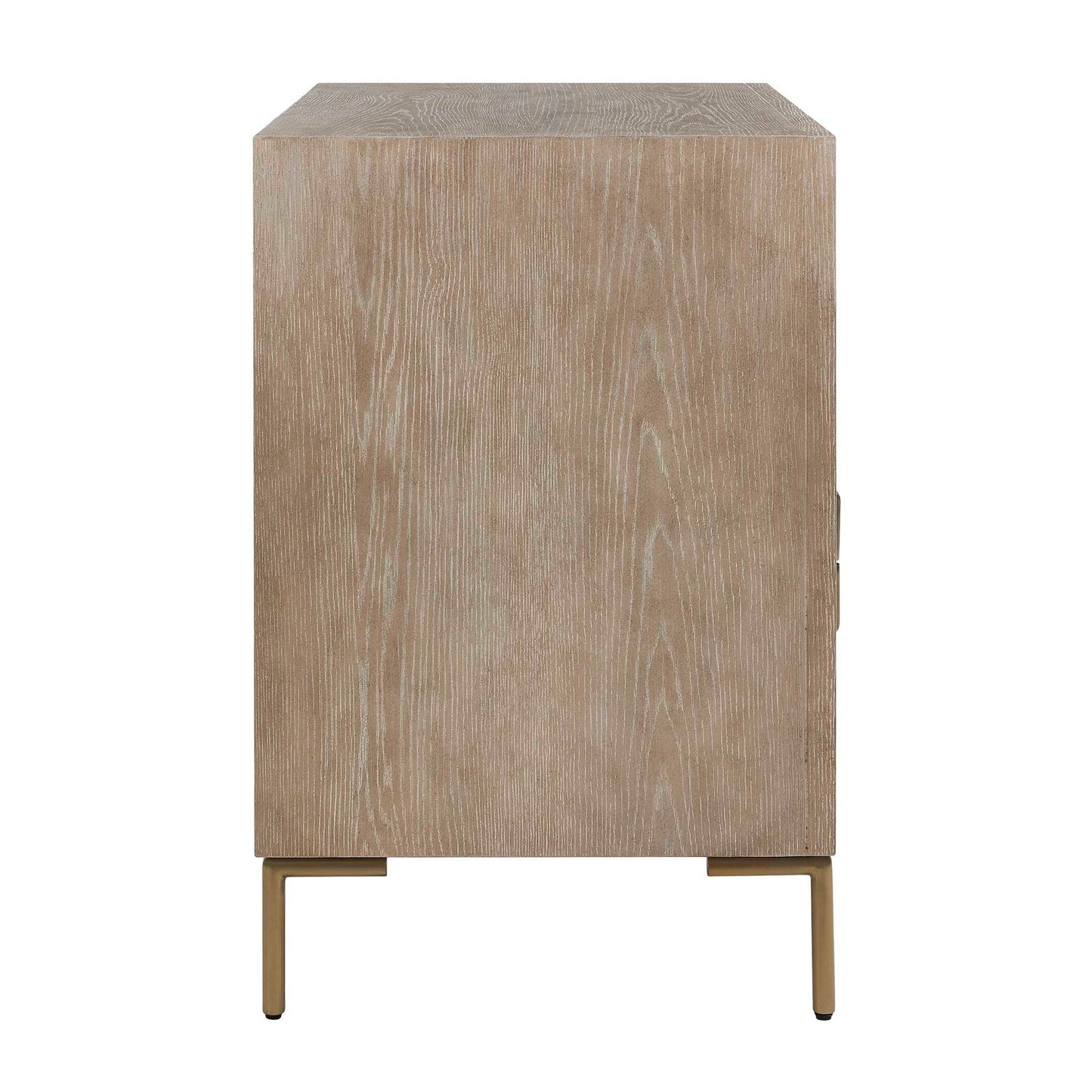 Alessia - Modern Side Table - Light Oak