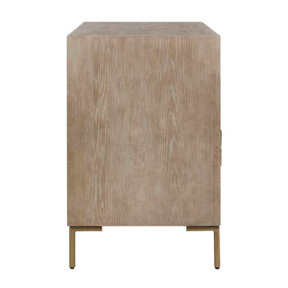Alessia - Modern Side Table - Light Oak