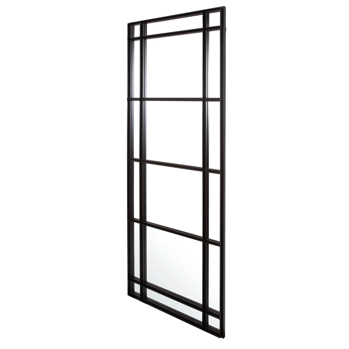 Atticus - Large Rectangular Mirror - Black