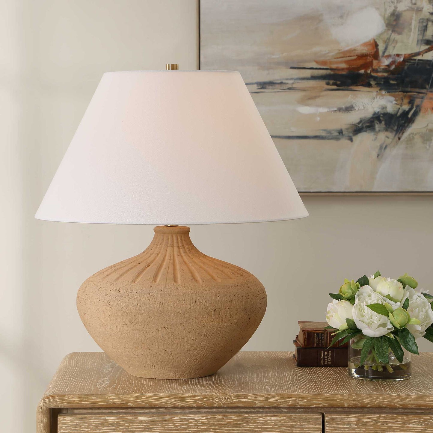 Eldon - Table Lamp - Terracotta