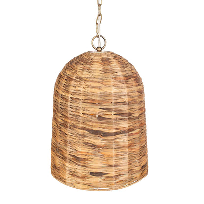 Rotorua - 1 Light Sea Grass Pendant - Light Brown