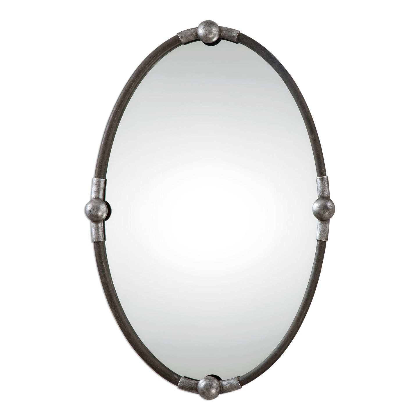 Carrick - Oval Mirror - Black