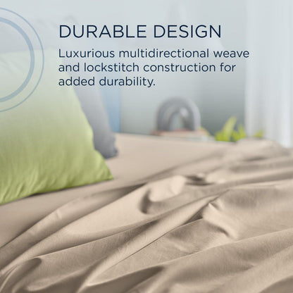 Linens - Tempur Luxe Egyptian Cotton Sheet Set - Sandstone