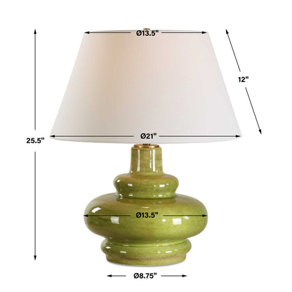 Penny - Table Lamp - Moss Green