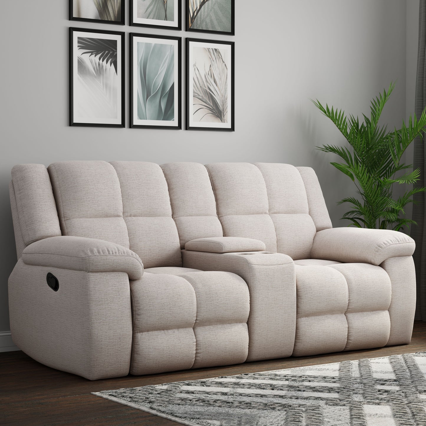 Buster - Manual Glider Reclining Sofa Set