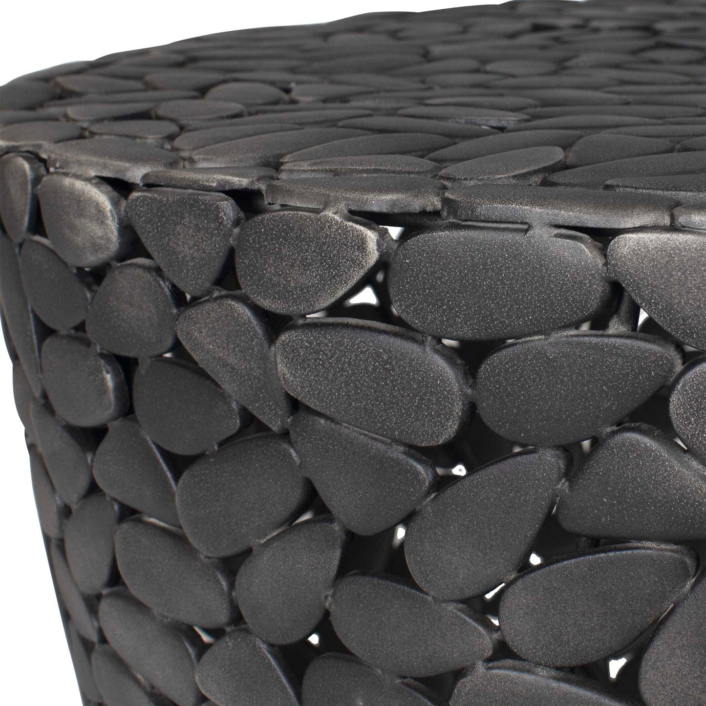Rivington - Outdoor Pebble Coffee Table - Black