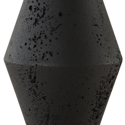 Threefold - Black Stone Table Lamp