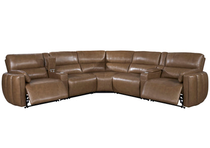 Modesto - Modular Power Reclining Sectional With Power Adjustable Headrests