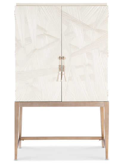 Melange - Dream Weaver Bar Cabinet - White
