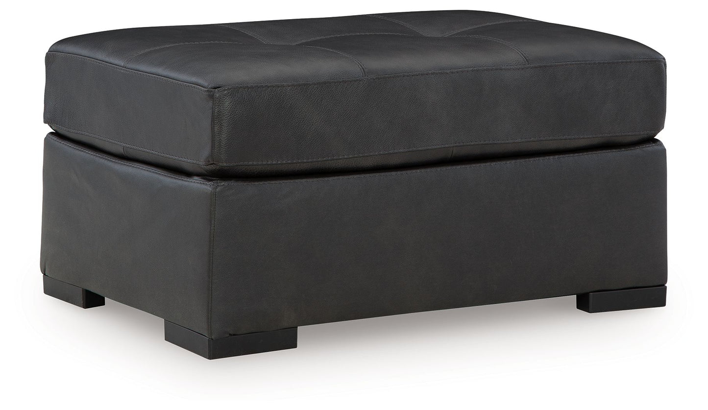 Brindley Pier - Fog - Oversized Accent Ottoman