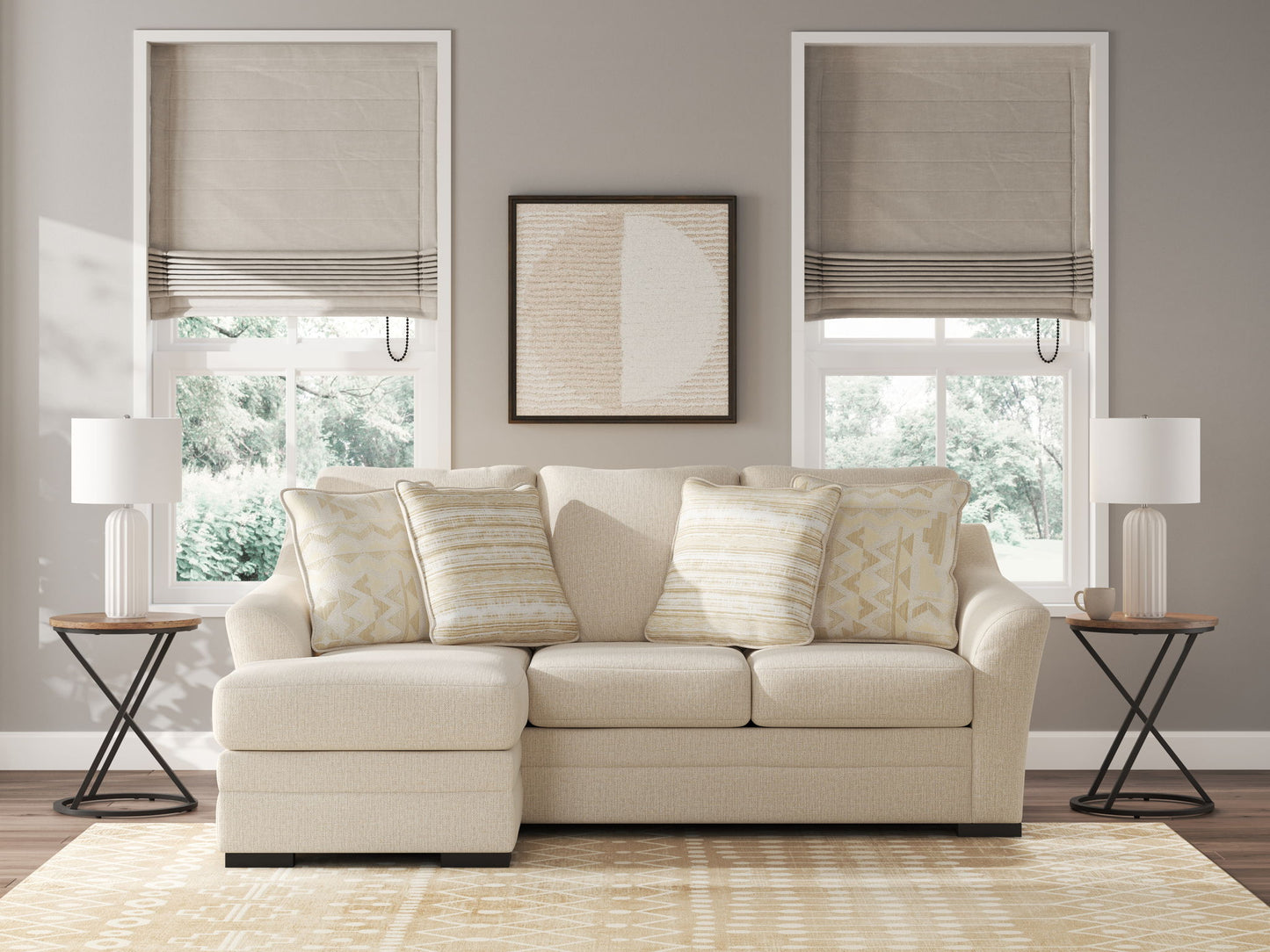 Lango - Queen Sofa Chaise Sleeper - Jute