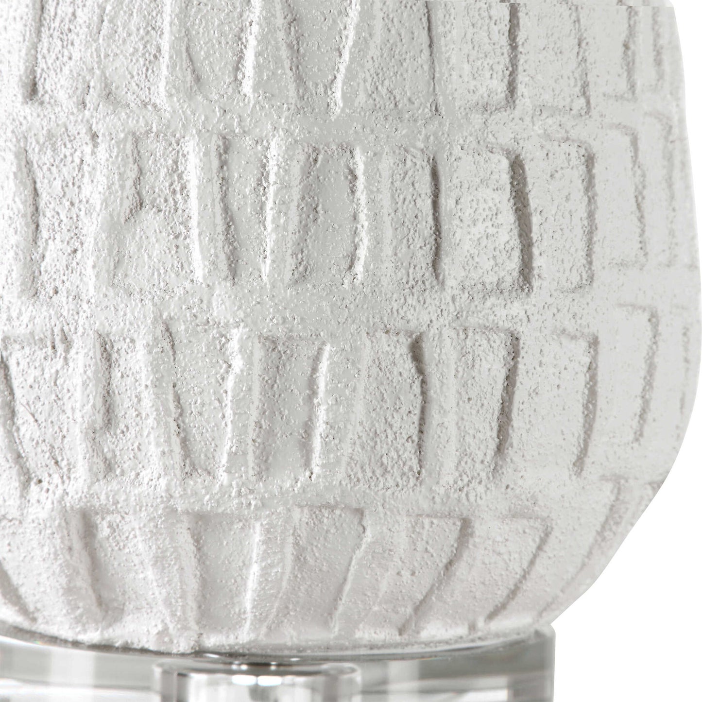 Caelina - Textured Table Lamp - White