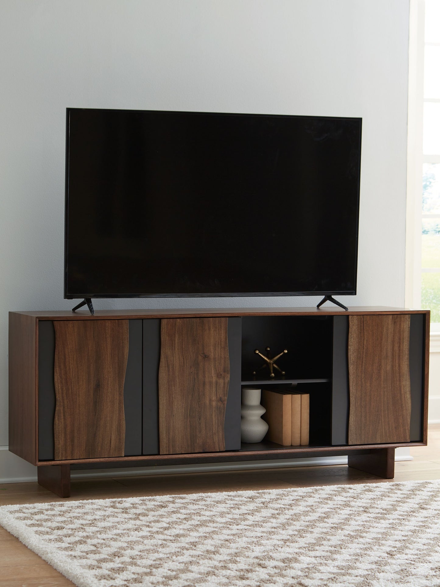 Welby - Brown / Charcoal - Accent Cabinet