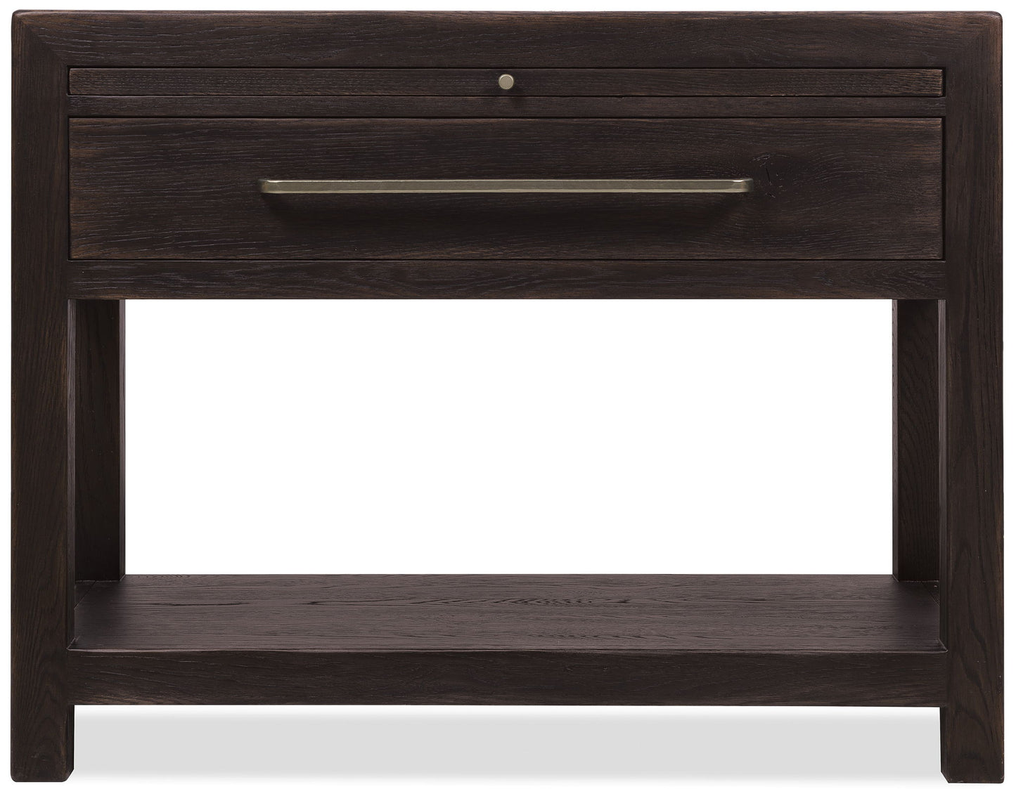 Driftwood - One-Drawer Nightstand With Stone