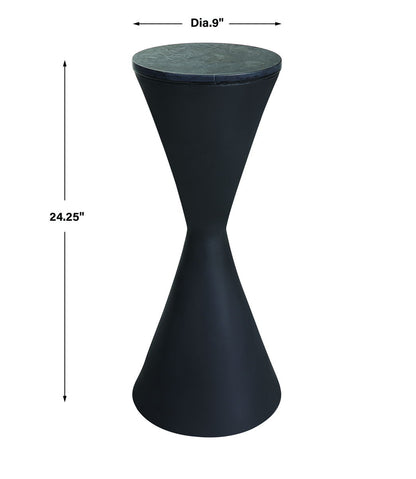 Time's Up - Hourglass Shaped Drink Table