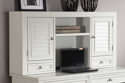 Boca - Desk With Hutch - Cottage White