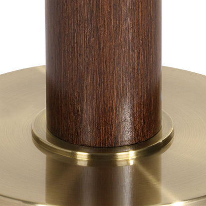 Stacked - Wooden Floor Lamp - Dark Brown