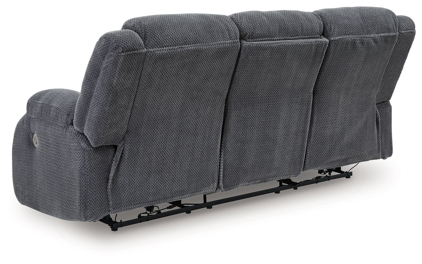 Observation - Steel - Reclining Power Sofa With Drop Down Table