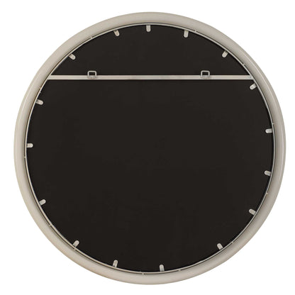 Florian - Warm White Round Mirror - White