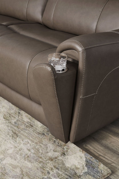 Hancock - Zero Gravity Power Reclining Sectional With Power Adjustable Headrests