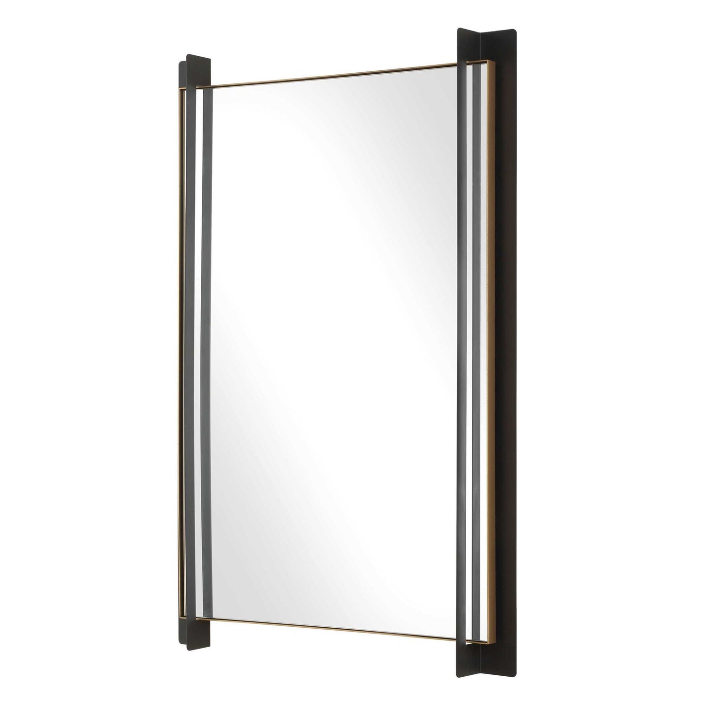Cunene - Industrial Wall Mirror - Black