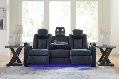 Fyne-dyme - Power Reclining Sofa With Adj Headrest