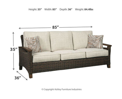 Paradise Trail - Medium Brown - 3 Pc. - Lounge Set