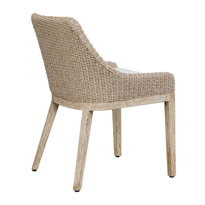 Paloma - Outdoor Wicker Dining Chair - Gray