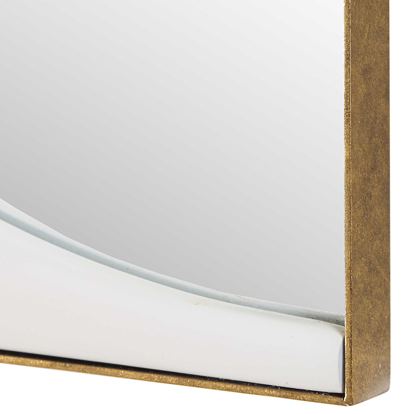New Moon - Mirrored Wall Decor - White