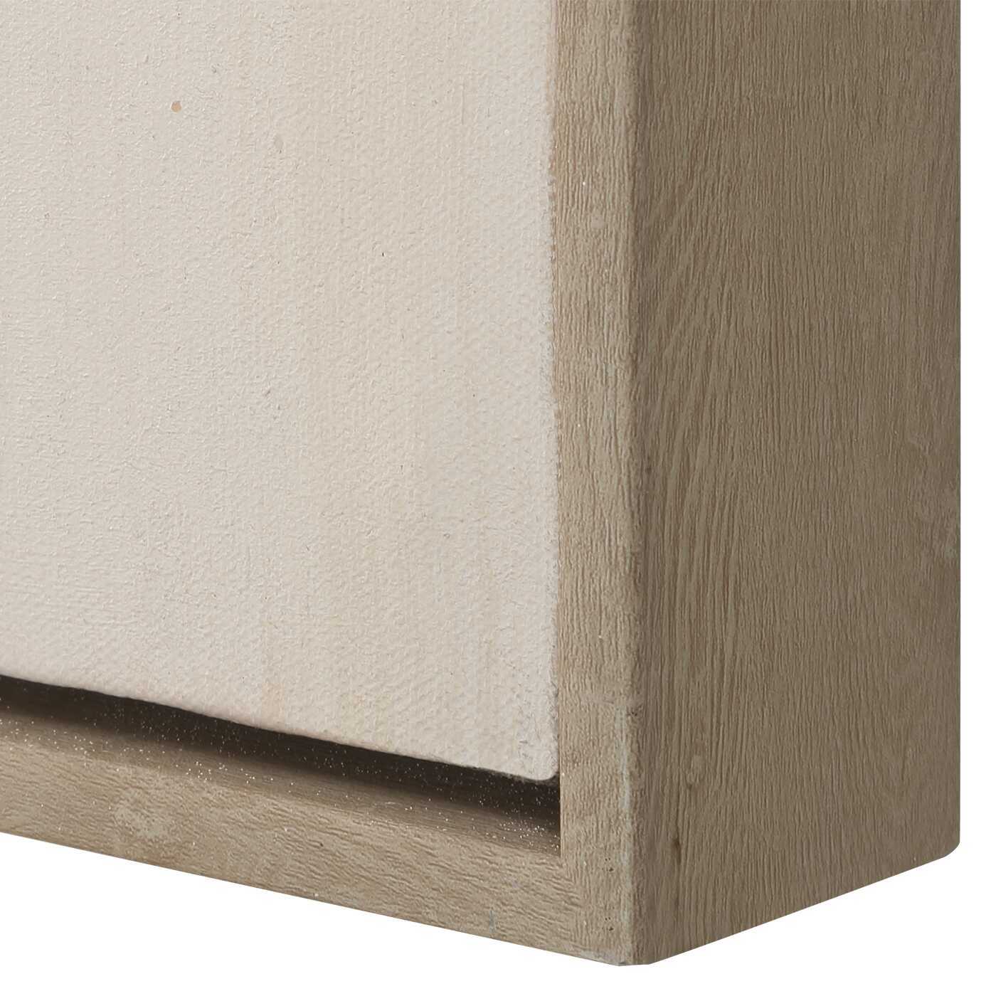 Embark - Hand Painted Abstract Canvas - Black / Brown / Gray / Woodtone