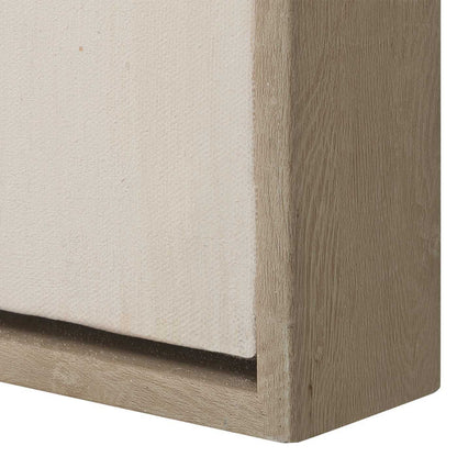 Embark - Hand Painted Abstract Canvas - Black / Brown / Gray / Woodtone