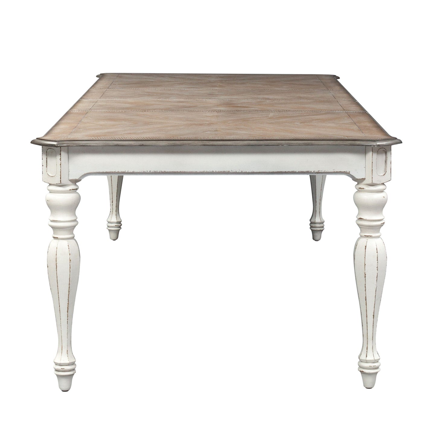 Magnolia Manor - Rectangular Leg Dining Table - White